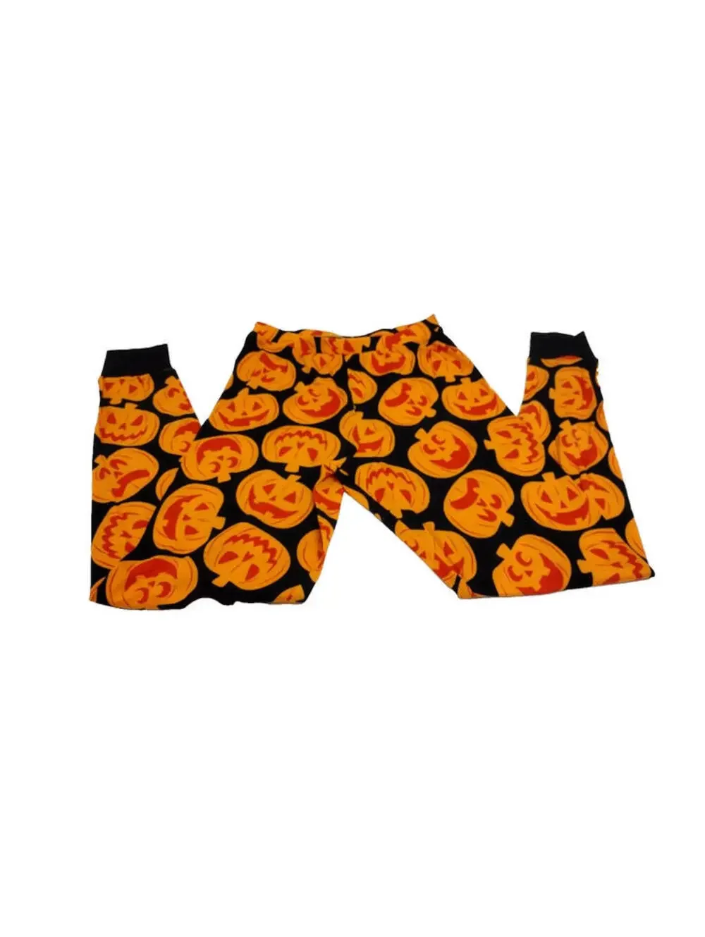 Men's PUMPKINS New Leggings Pajama Bottom Pants Soft Cotton INSEAM 31 RETRO